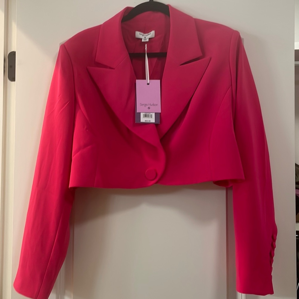 NWT Sergio Hudson for Target pink bolero jacket size 1X